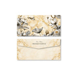 Money Envelope (Adult) - Chrome Marble Lotus