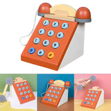 Wooden Retro Phone Role Play Telephone Toys