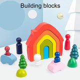 Creative Rainbow Home Building Blocks