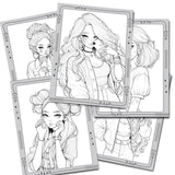 Style Stars Fashion Colouring Book for Girls, Kids and Teens: Book 3 |Fun and Trendy Illustrations to Color for Girls of all Ages