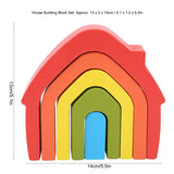 Creative Rainbow Home Building Blocks