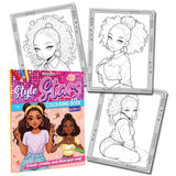Style Stars Fashion Colouring Book for Girls, Kids and Teens: Book 2 |Fun and Trendy Illustrations to Color for Girls of all Ages