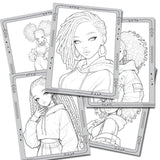 Style Stars Fashion Colouring Book for Girls, Kids and Teens: Book 2 |Fun and Trendy Illustrations to Color for Girls of all Ages