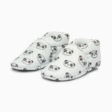 Panda Cotton Baby Shoe - White And Black