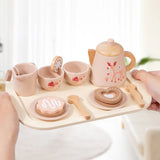 Wooden Afternoon Tea Set