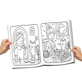 Colour Me Comfy – Grace Girls| Cute and Elegant Girls Colouring Book for Kids, Teens, and Adults | Simple Bold Outlines, Relaxing and Creative Designs