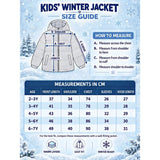 Pink Bunny Flower Quilted Hooded Winter Jacket for Kids