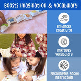 Story Pillow, Creative Story Building Activity, Mess-Free, Learning & Educational Travel