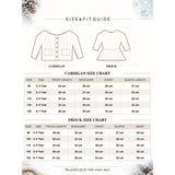 Red 3D Bow Cardigan & White-Ivory Ruffle Frock, Winterwear 2 Pcs Set for Girls