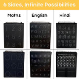 Berrybee 6-in-1 Montessori Pre-Writing Board, Educational & Durable (3 Subjects in 1)