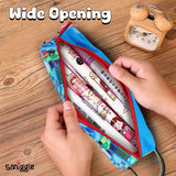 Smiggle Round About Teeny Tiny Pencil Case Medium Blue