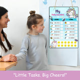 Daily Responsibility Chart - Unicorn Sparkle