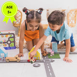 Kids Build your Own City 50 pieces Road Track