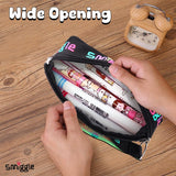 Smiggle I Heart Smiggle Oblong Pencil Case Black