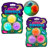 Scoobies Nano Glow Balls – Mini Glow-in-the-Dark Sensory Balls | Soft, Stretchy & Washable | Portable Fidget Toy | Safe for Kids 3+