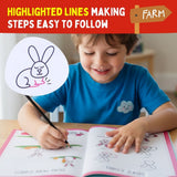 Step by Step Drawing books (Cute Farm Animals)