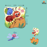 Feely Fun Jigsaw Puzzles- Busy Bugs