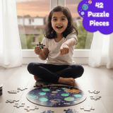 Kids Solar System Puzzle 42 Pcs - Glow in The Dark