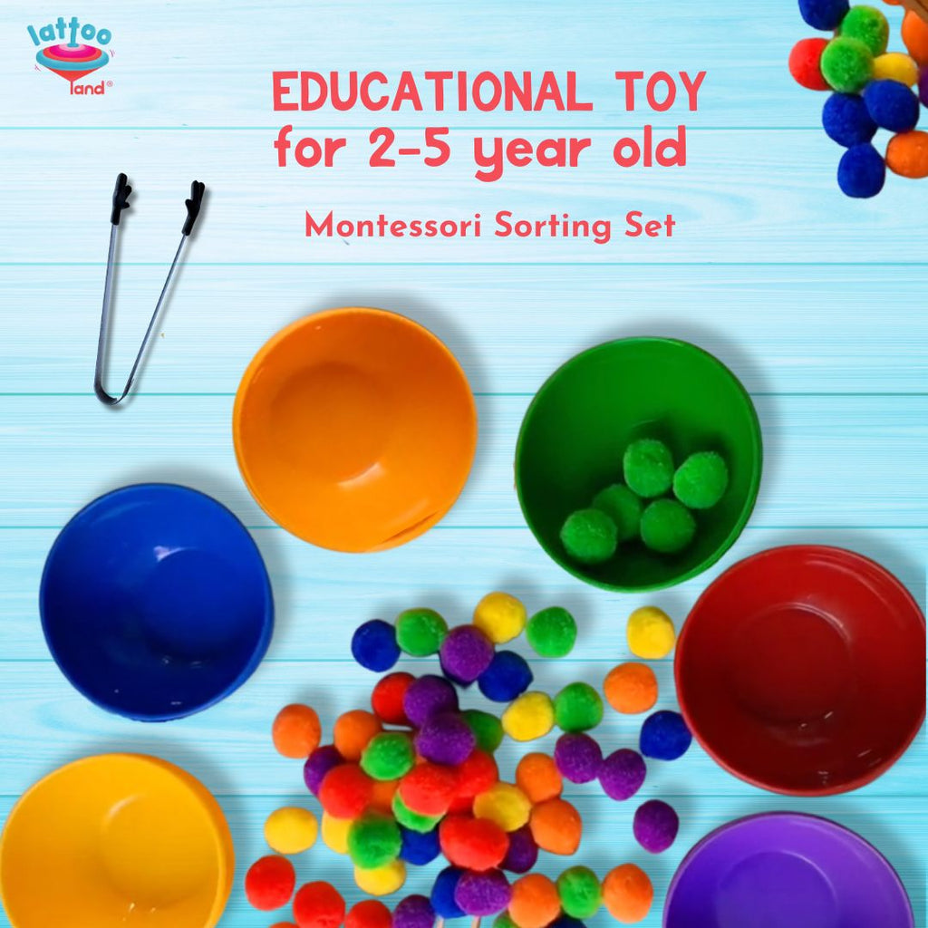 Rainbow Sorting Activity Set for Kids – Popup Kids