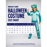 Minecraft Gamer costume,Kids Halloween Costume Fancy Dress Up