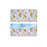 Money Envelope (Adult) - Blue Watercolour Lotus