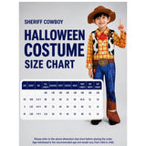 Sheriff Cowboy theme Kids Halloween Costume Fancy Dress Up