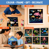 PepPlay Velvet Coloring Cards (Ocean)