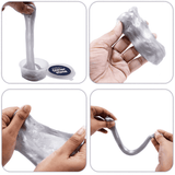 Spacy GooGoo Slime Set (Pack of 4) – Glow, Glitter, Jiggly & Butter Slime with 20 Spooky Wall Crawlers, Sensory Play Toy for Kids (3+ Years)