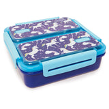 Youp Stainless Steel Blue Color Unicorn Theme Kids  Bento Lunch Box With 2 Compartments Pluto - 1100 ml