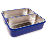 Youp Stainless Steel Blue Color Unicorn Theme Kids  Bento Lunch Box With 2 Compartments Pluto - 1100 ml
