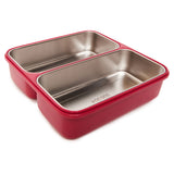 Youp Stainless Steel Pink Color Unicorn Theme Kids  Bento Lunch Box With 2 Compartments Pluto - 1100 ml