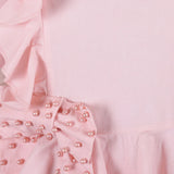 Pink Pemplum Top