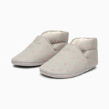 Stars Cotton Baby Shoe - Grey