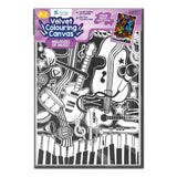 Velvet Colouring Posters - Melodies Of Music