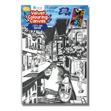 Velvet Colouring Posters - City On Water