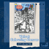 Velvet Colouring Posters - City On Water