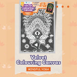 Velvet Colouring Canvas – Mindful Yoga