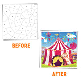 Mosaic Sticker by Number - Circus Carnival