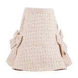 Bow Flared Skirt