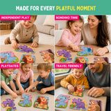 My First Touch & Feel Puzzles - Wild Animals
