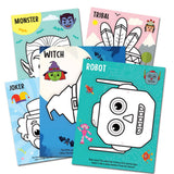 Colour Cut Play :  Funny Masks- A Creative Sticker Activity Book for Kids Ages 4–8