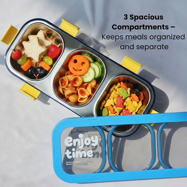 Sleek Bento box - Blue – Popup Kids