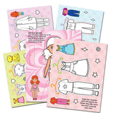 Colour Cut Play : Dress Me Fashion Girls- A Creative Sticker Activity Book for Kids Ages 4–8