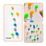 Spacy GooGoo Slime Set (Pack of 4) – Glow, Glitter, Jiggly & Butter Slime with 20 Spooky Wall Crawlers, Sensory Play Toy for Kids (3+ Years)