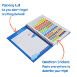 Kids Travel Scrapbook with Stickers