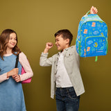 Dino Glow-in-the-Dark Backpack 16”