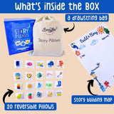 Story Pillow, Creative Story Building Activity, Mess-Free, Learning & Educational Travel