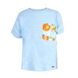 Blue Zip Lock Pocket T Shirt