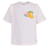 Orange Printed T Shirt