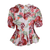 All Over Pomegeranate Top